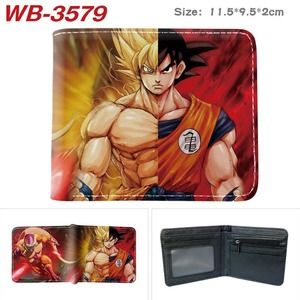 Japanese Anime Dragonball Goku and Frieza One Size Leather Purse Red Wallet A
